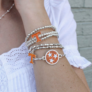 Tennessee Crystal Logo Stretch Bracelet