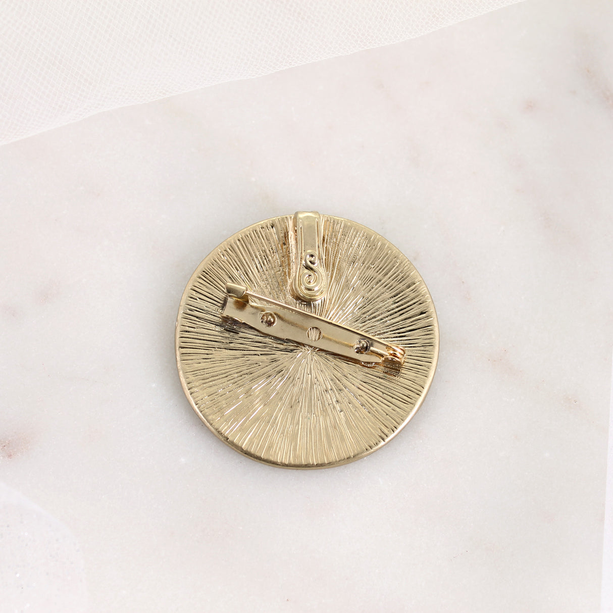 Enamel & Gold Christmas Nativity Pin/Pendant