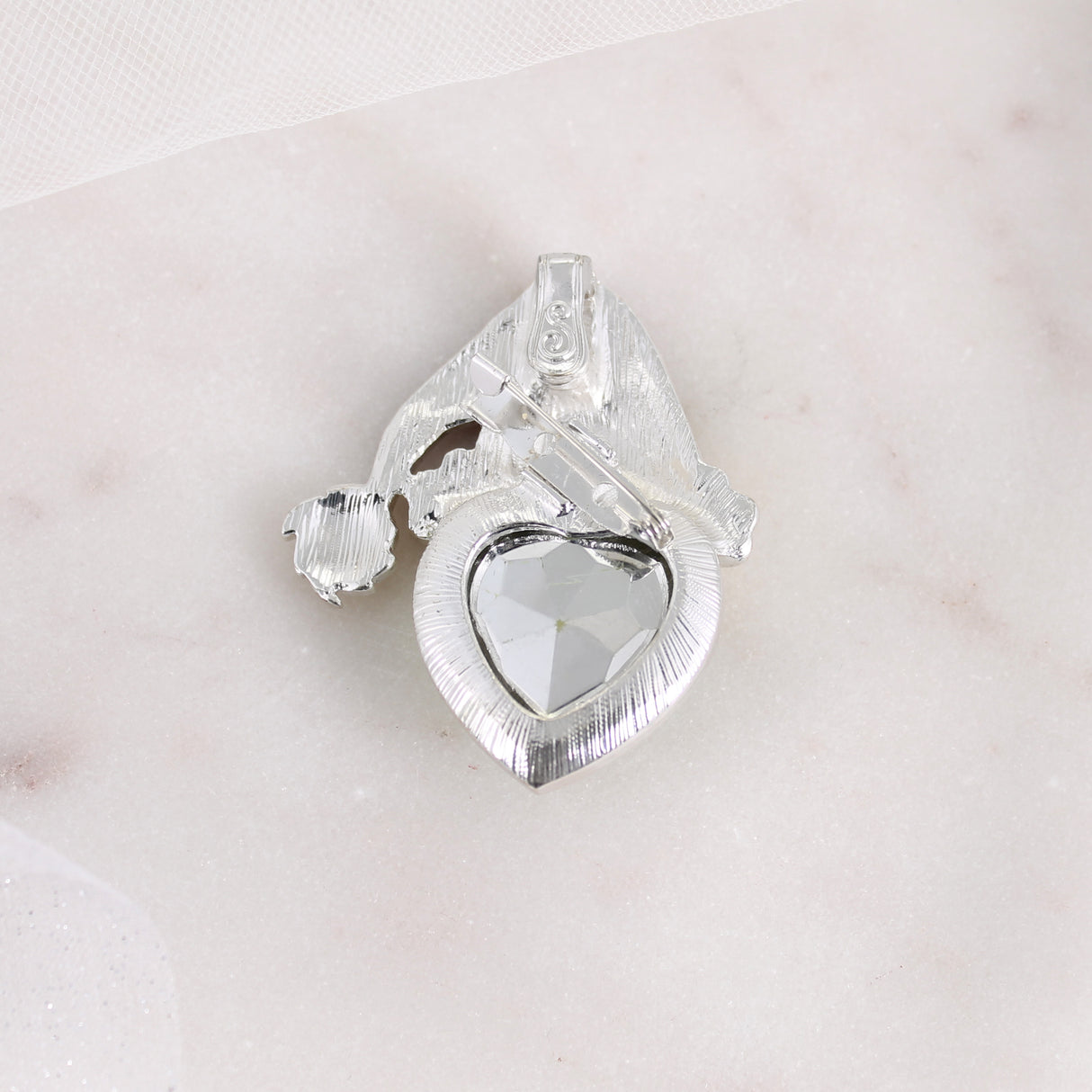 Crystal Mean Green Santa Christmas Pin/Pendant