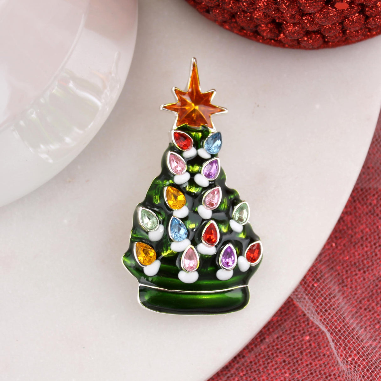 Ceramic Tree Pin/Pendant