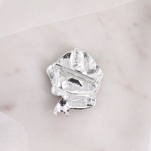 Snowman w/ Santa Hat Pin/Pendant