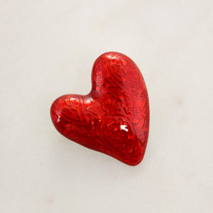 Puffy Heart Valentine’s Day Pin/Pendant