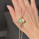 Crystal Starfish Earrings