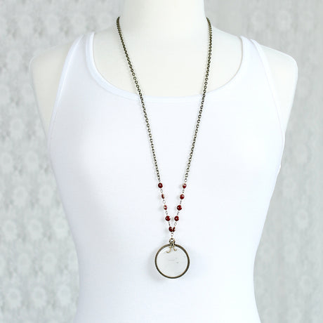 Pre-Order TEST for 34” Alabama Vintage Style Logo and Map Necklace