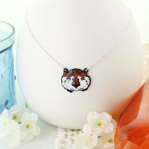 Auburn "Aubie" Crystal Necklace