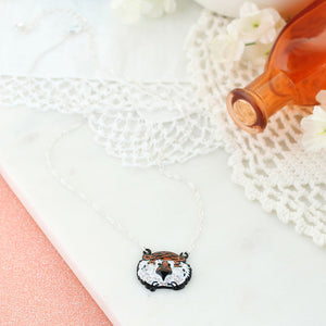 Auburn "Aubie" Crystal Necklace