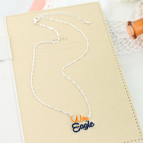 Auburn Slogan Necklace