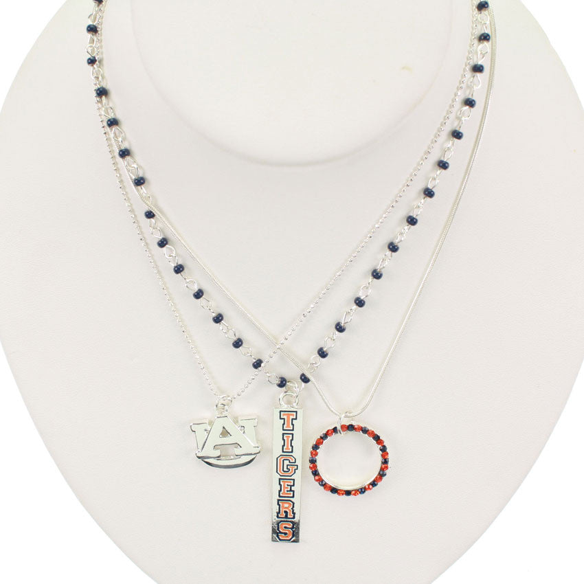 Seasons Jewelry Auburn Trio Necklace