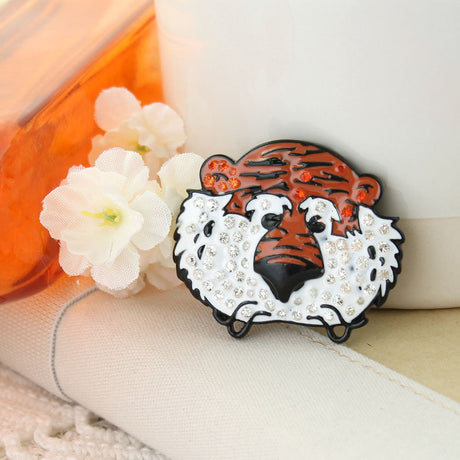 Auburn "Aubie" Crystal Pin