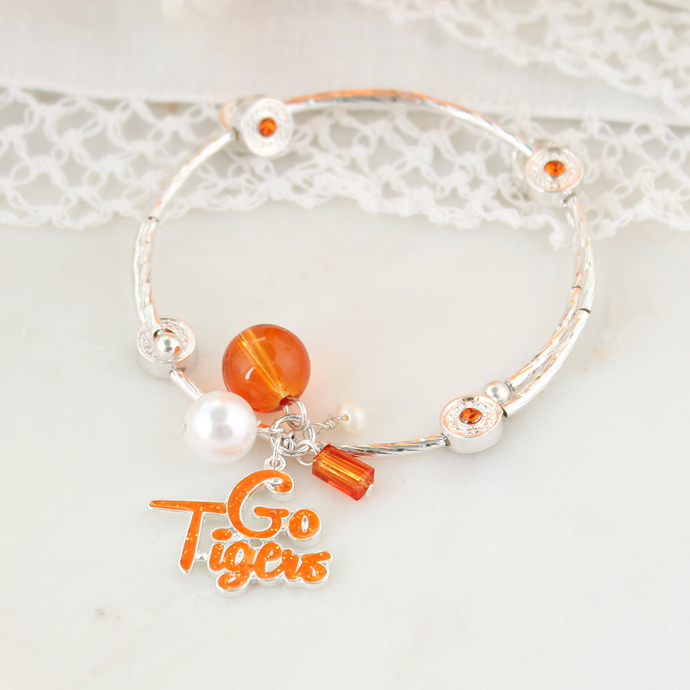 Clemson Slogan Bracelet