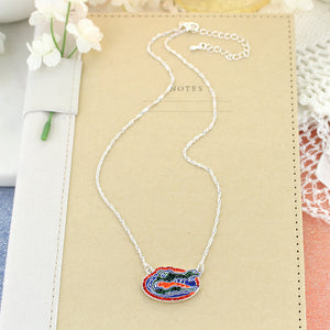 Florida Crystal Logo Necklace