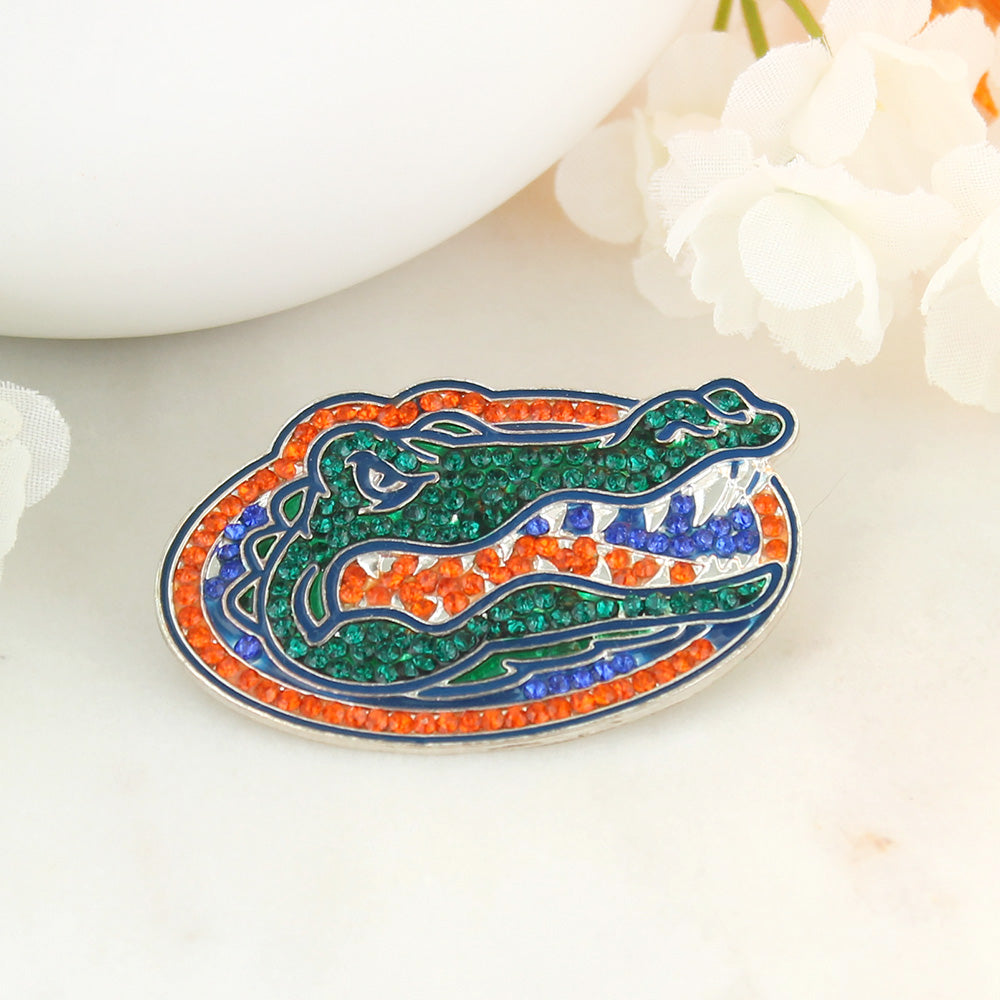 Florida Crystal Logo Pin