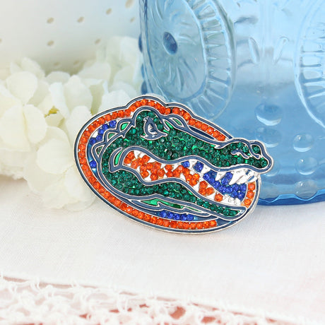 Florida Crystal Logo Pin