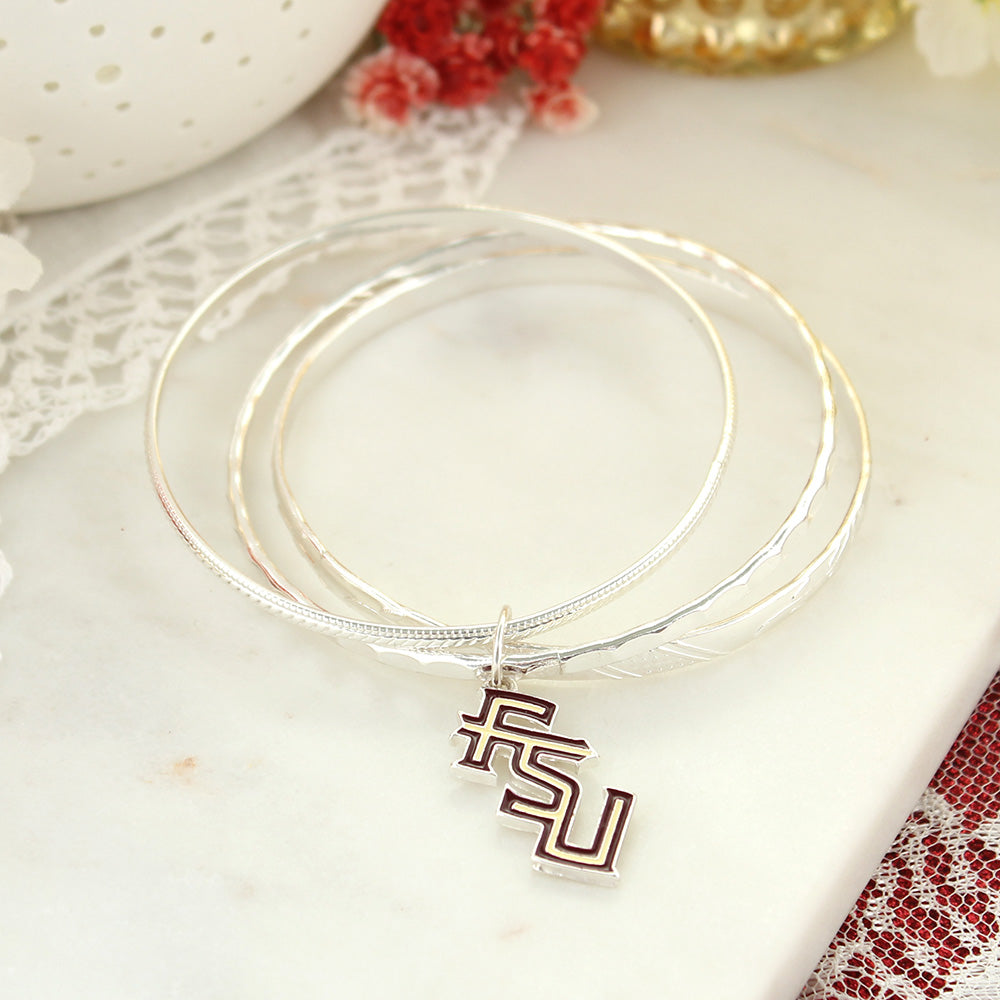 Florida State Logo Bangle Bracelets