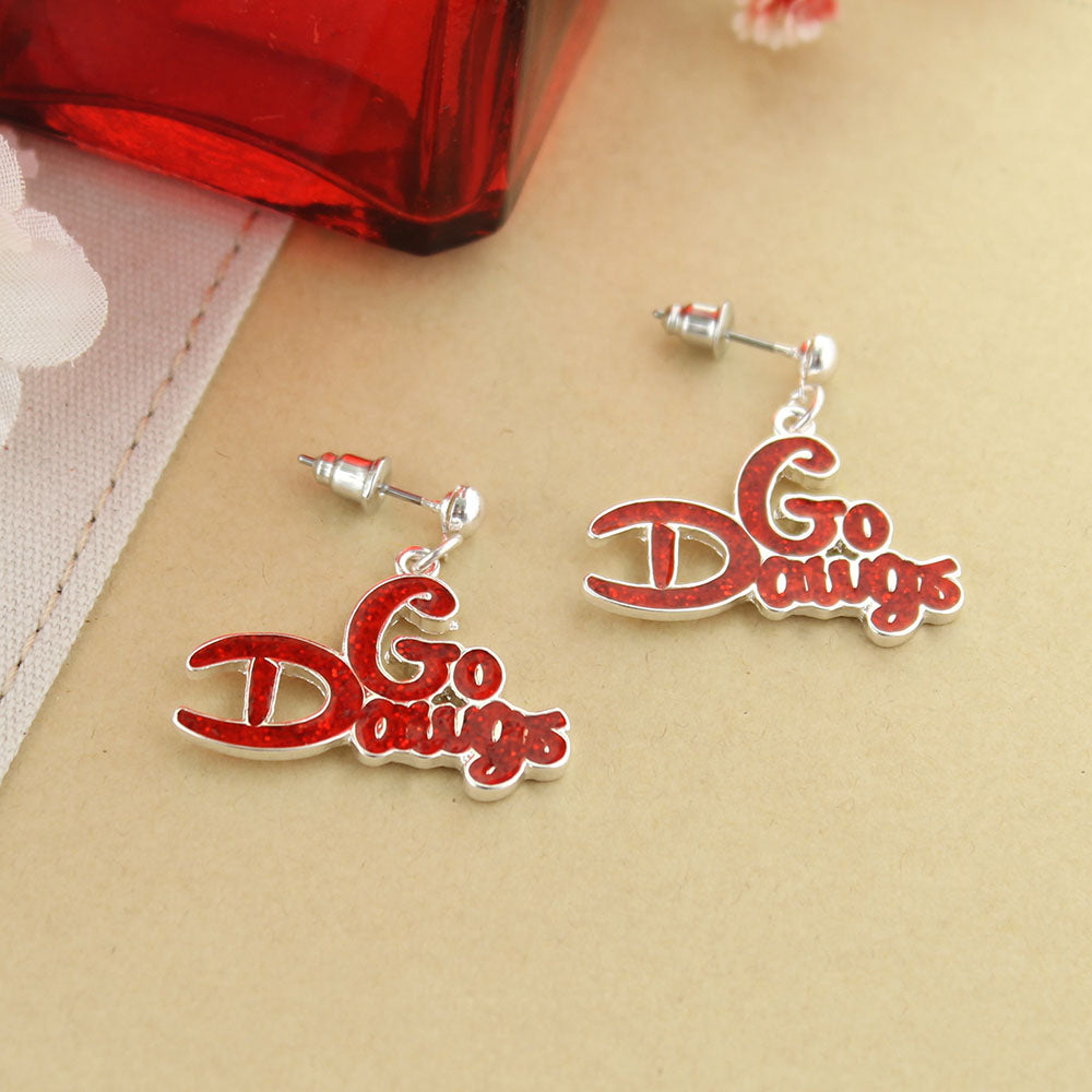 Georgia Slogan Earrings