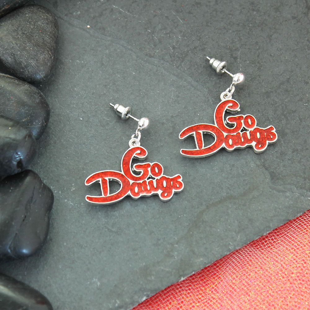 Georgia Slogan Earrings