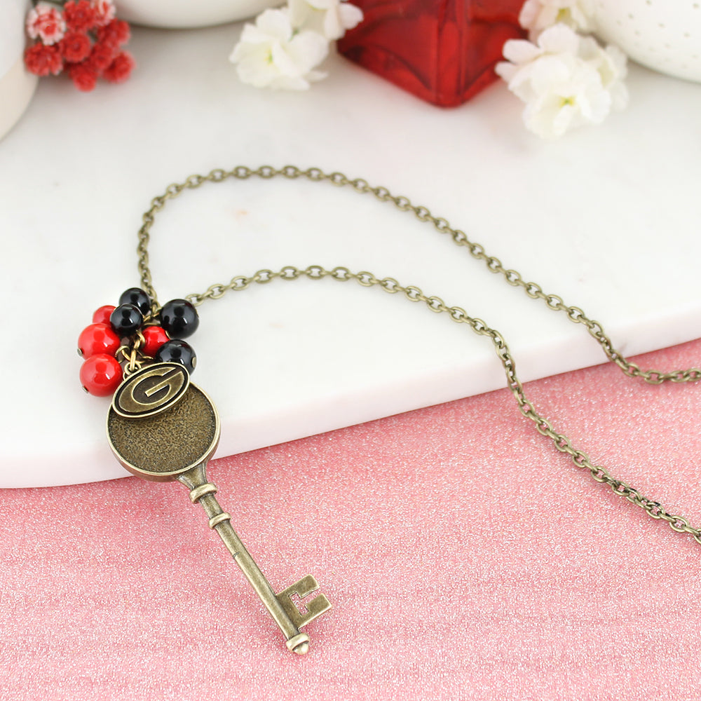 Retro Style Key Pendant Necklace