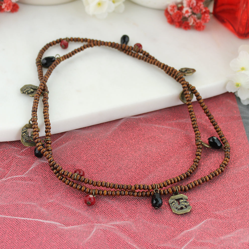 South Carolina Wood Bead Stretch Necklace/Bracelet