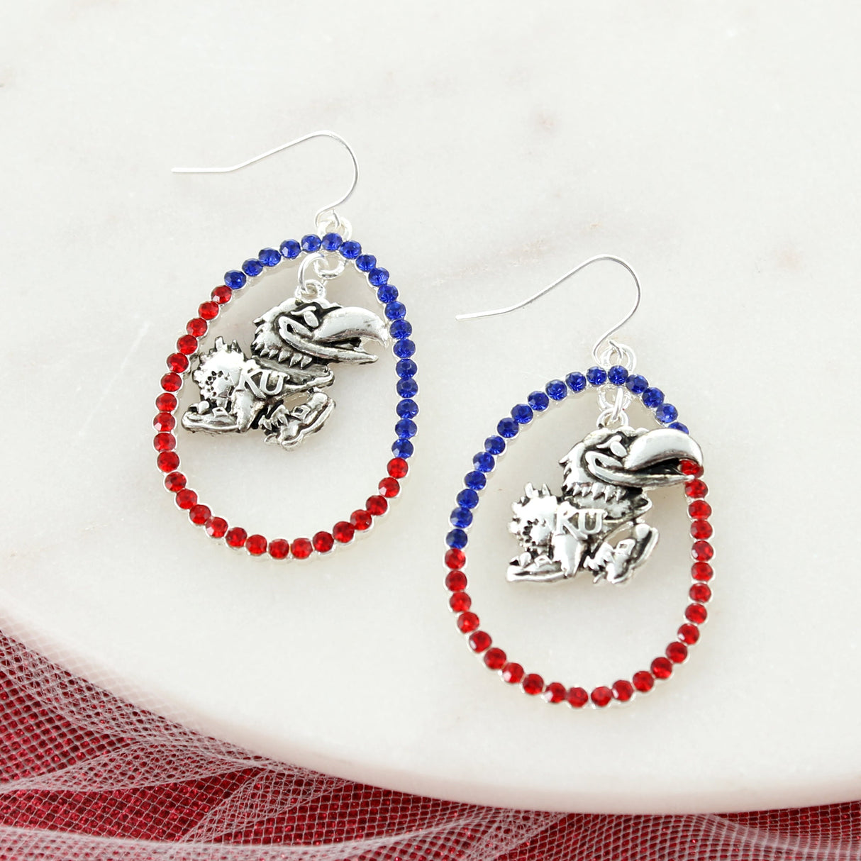 Kansas Crystal Loop Earrings