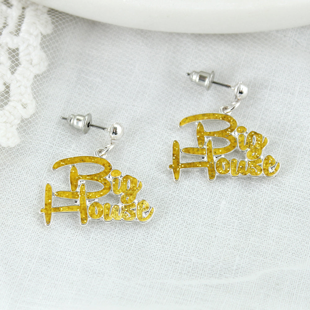 Michigan Slogan Earrings