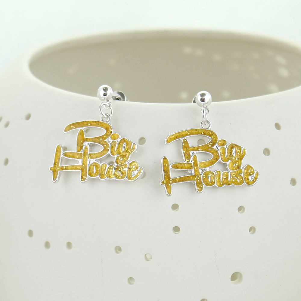 Michigan Slogan Earrings