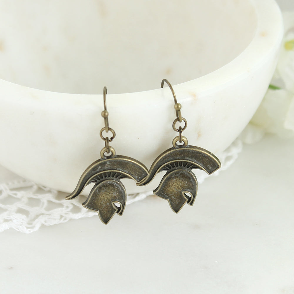 Michigan State Vintage Style Logo Earrings
