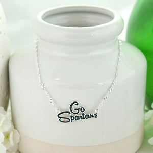 Michigan State Slogan Necklace