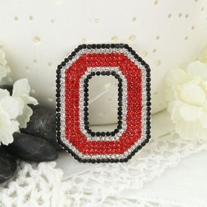 Ohio State Crystal Logo Pin