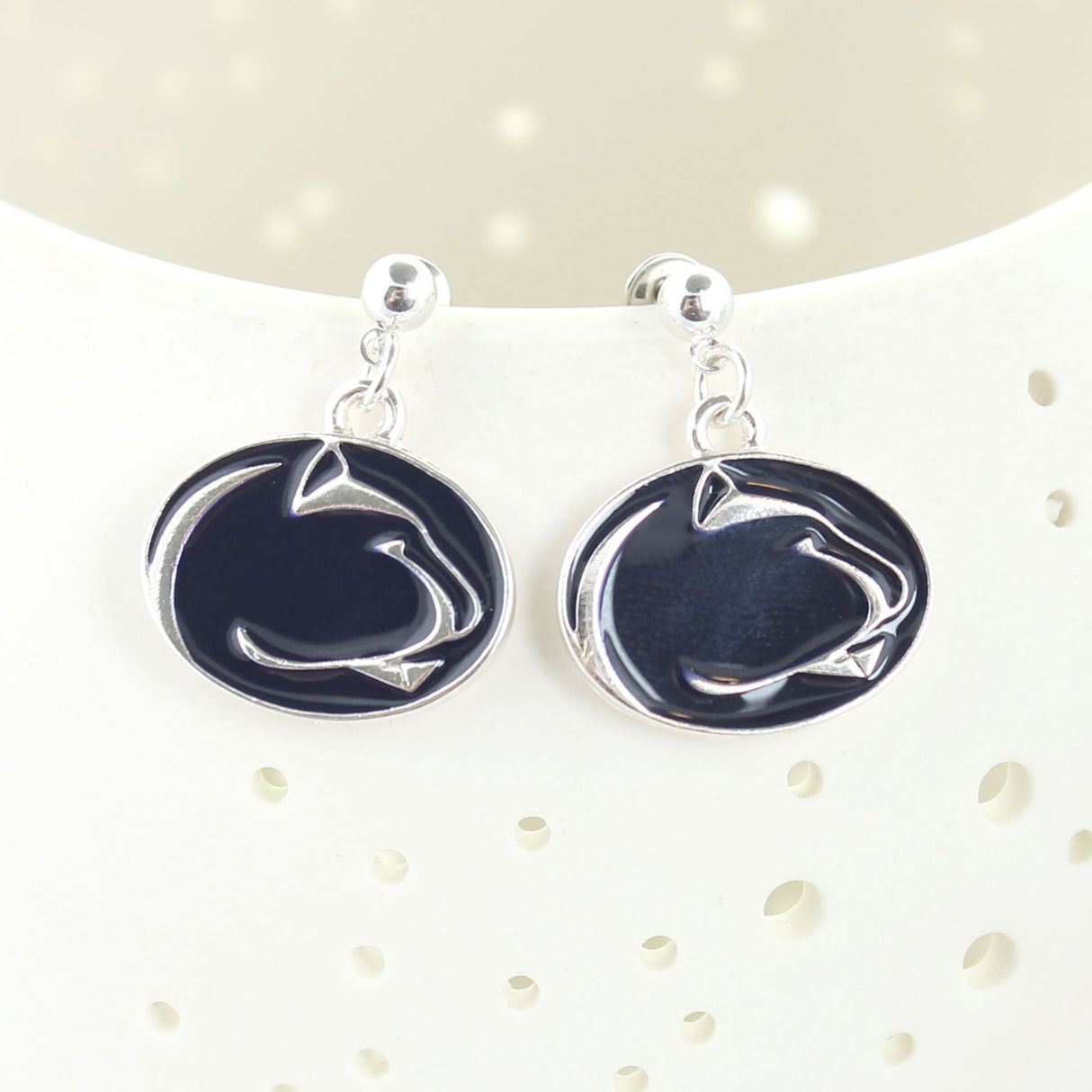 Penn State Enamel Logo Earrings