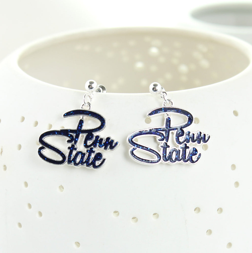 Penn State Slogan Earrings