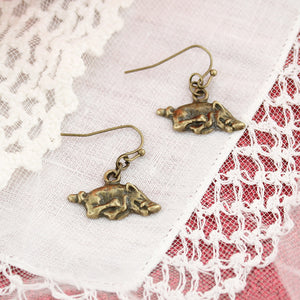 Arkansas Vintage Style Logo Earrings