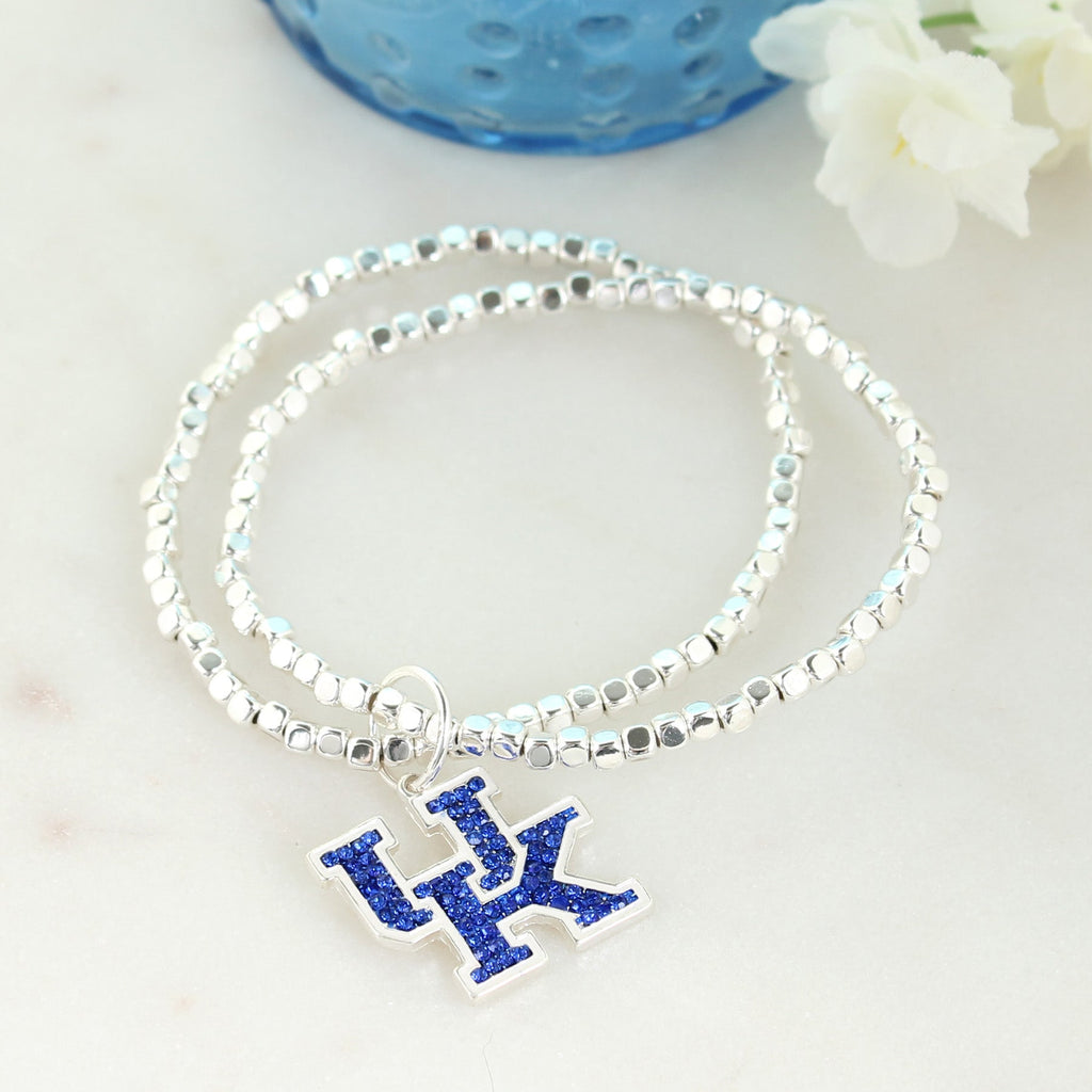 Kentucky Crystal Logo Stretch Bracelet