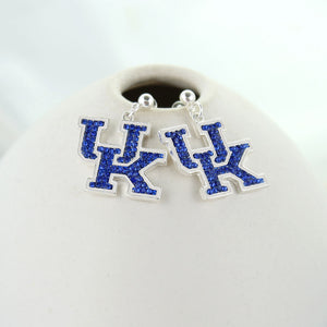 Kentucky Crystal Logo Earrings