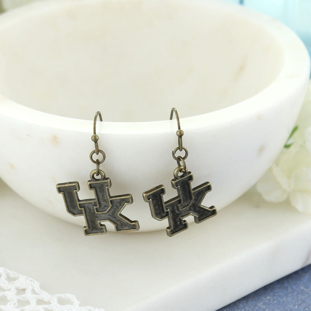 Kentucky Vintage Style Logo Earrings