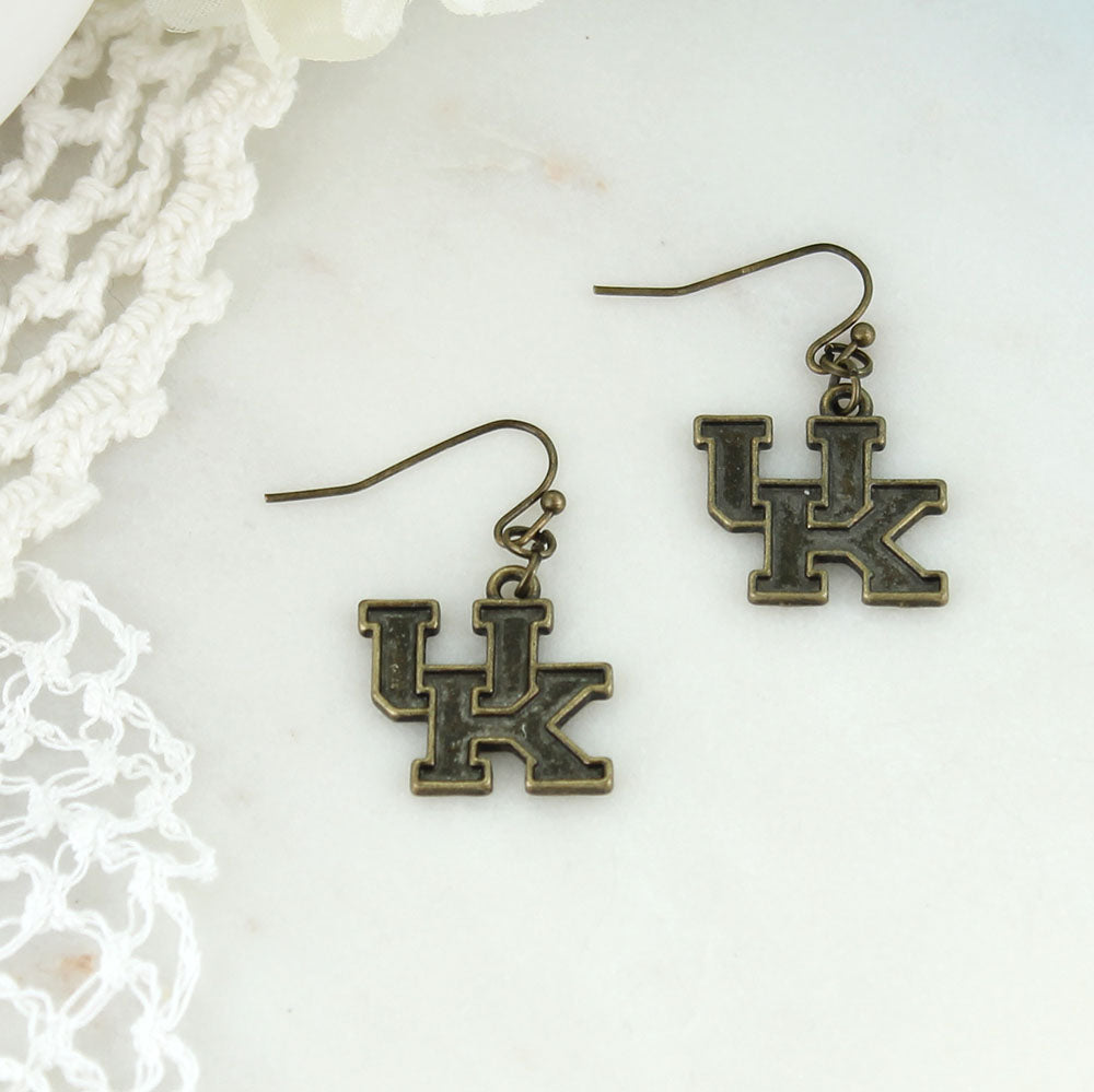 Kentucky Vintage Style Logo Earrings