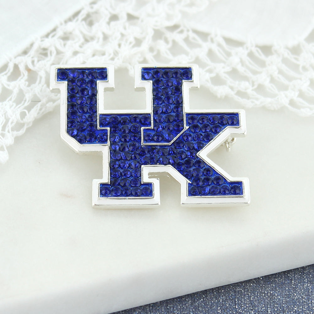 Kentucky Crystal Logo Pin