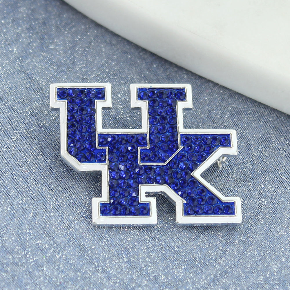 Kentucky Crystal Logo Pin