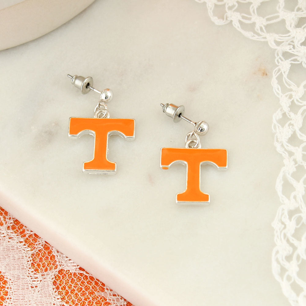 Tennessee Enamel Logo Earrings