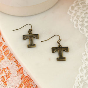 Tennessee Vintage Style Logo Earrings