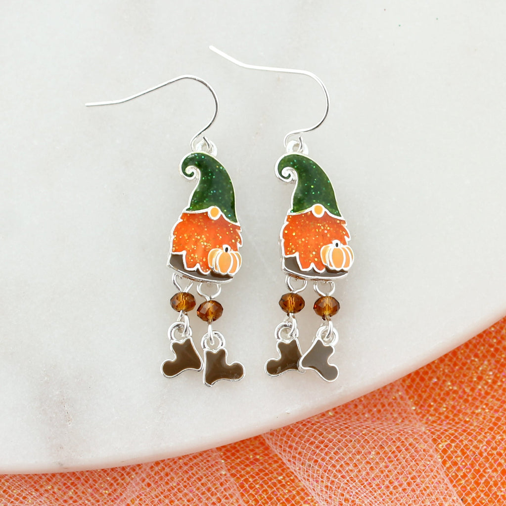 Fall Gnome Earrings