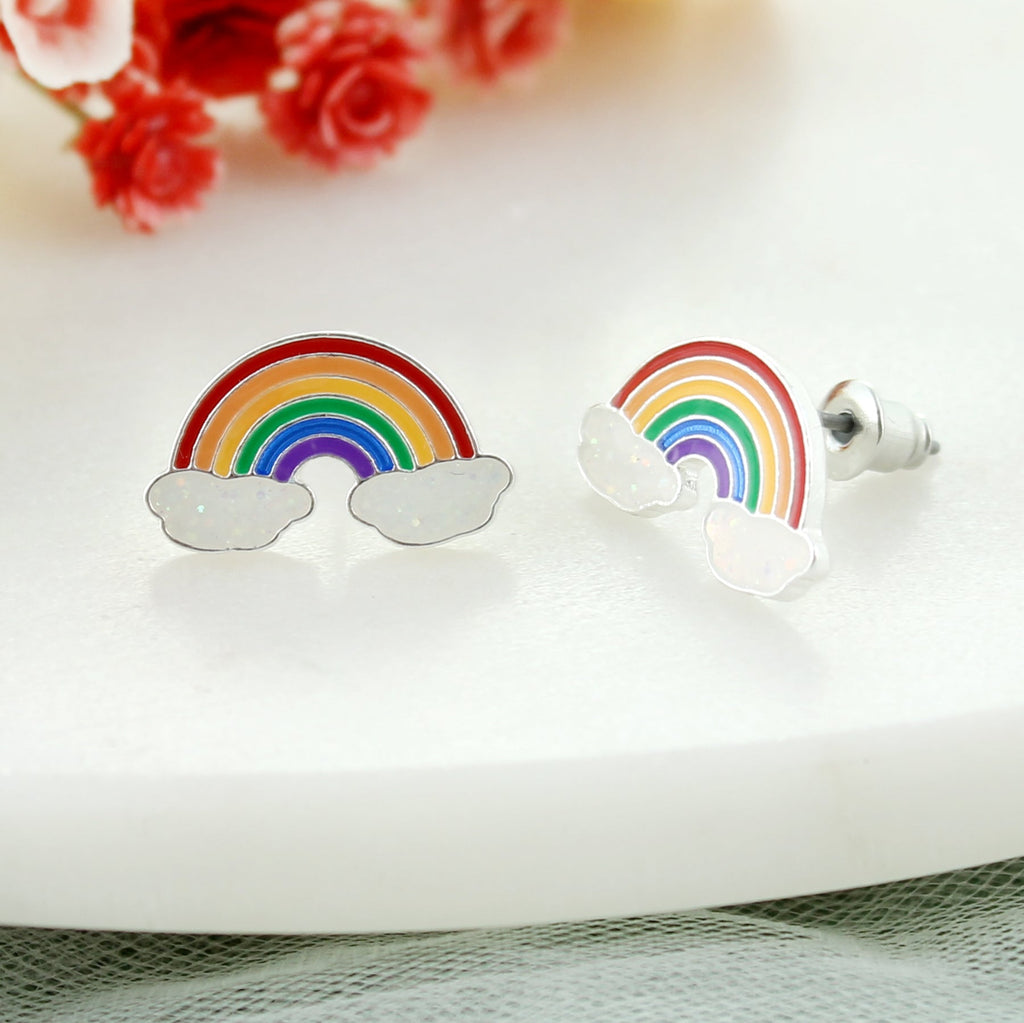 Rainbow Stud Earrings 