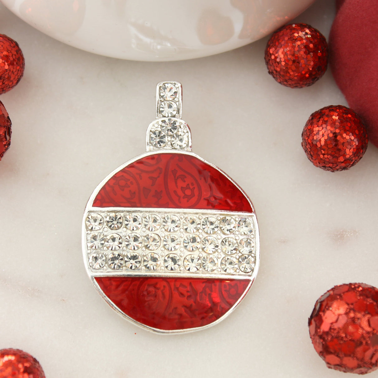 Crystal Ornament Pin/Pendant