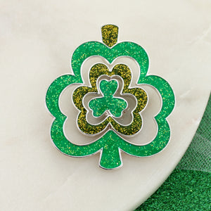 Spinning St. Patrick’s Day Shamrock Pendant